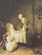 Jean Baptiste Simeon Chardin Saying Grace (mk35) oil painting picture wholesale